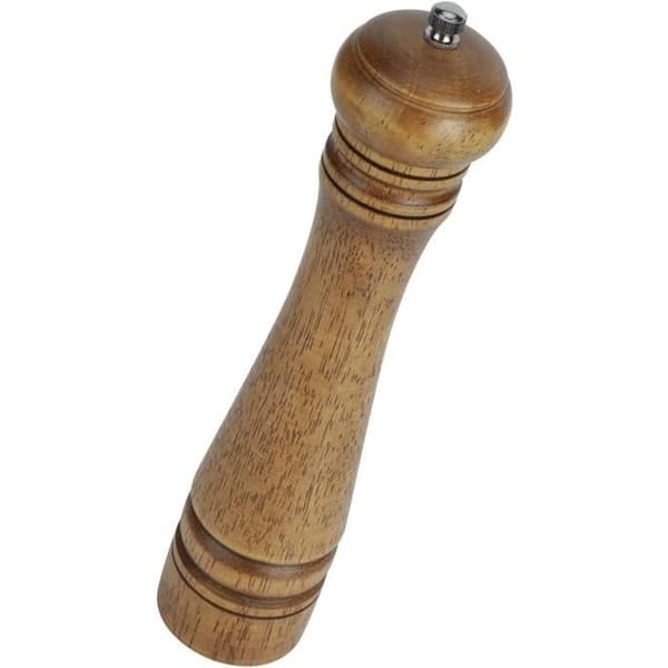 Peberkværn - VBESTLIFE - 25 cm - Egetræ - Keramisk kerne - Manuel