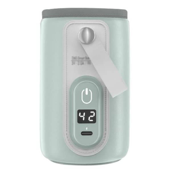 Kannettava pullonlämmitin, USB-pullonlämmitin rintamaidolle ja korvikkeelle LCD-näytöllä, nopea ja tarkka lämmitys