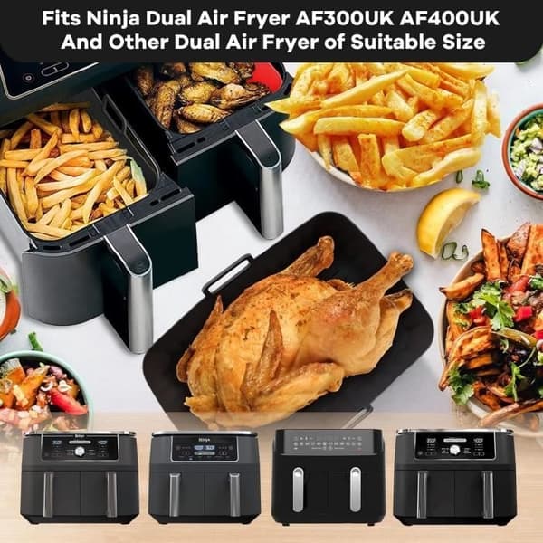 Tilbehør til airfryer, 2-pak airfryerforme til, Tilbehør til airfryer,