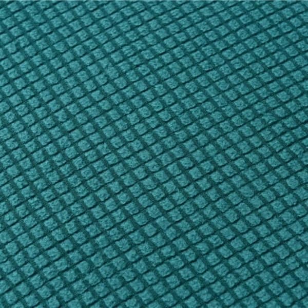 1-delt jacquard stretch sofatrekk, plysj sofatrekk (190 til 230 cm) - 3-seter, grønn