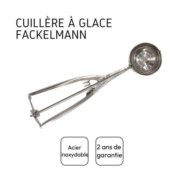 (Rustfritt stål) Fackelmann Basic iskremskje