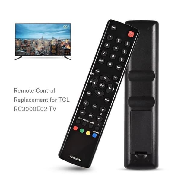 Erstatningsfjernkontroll for TCL RC3000E02-XIU