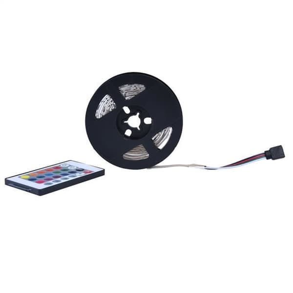 LED-stribelys Fleksibel LED-lampe til TV-baggrundslys 3M (sort) - HEN