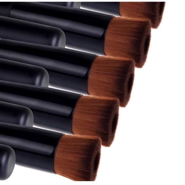Multifunktionel professionel makeupbørste: flydende foundation, concealer, pudder, blush...