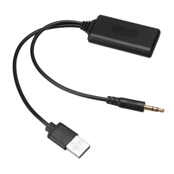 (Svart) Bil Bluetooth-modul Trådløs Musikkadapter Aux-mottaker Aux-lyd USB 3,5 mm Jack For BMW E90 E91 E92 E93