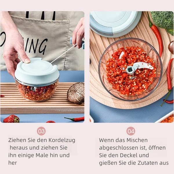 Lökhackare Grönsakshackare 5 sekundershackare