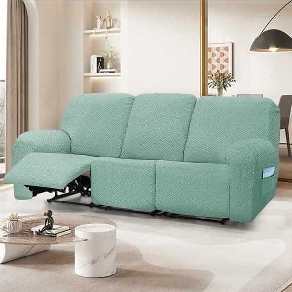 Trekk til avslappende sofa, sofatrekk til sjeselong, trekk til Shiwares sofatrekk, mintgrønn