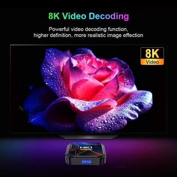 Android TV-box Android 13 Smart TV-box, IPTV-box Wifi 4G+64GB H616 8K Netflix Google Store Android Mediabox