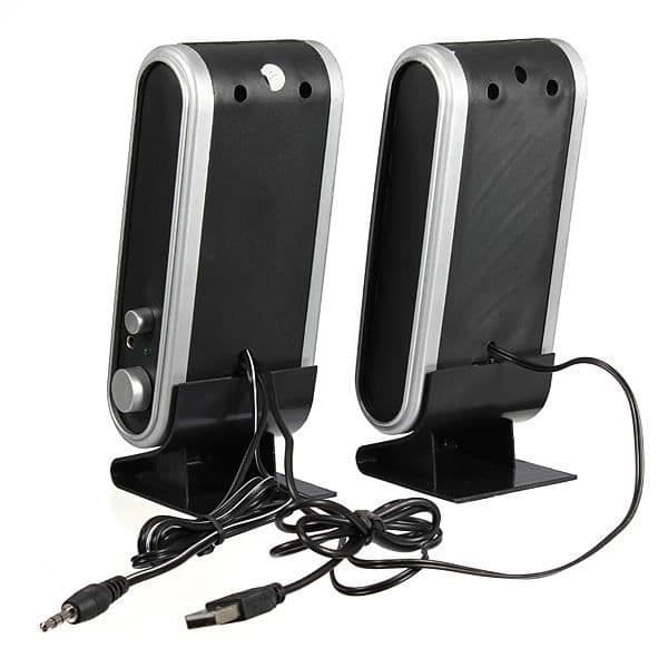TEMPSA USB-stereohögtalare för PC, bärbar dator, notebook, MP4, MP3, DC 5V
