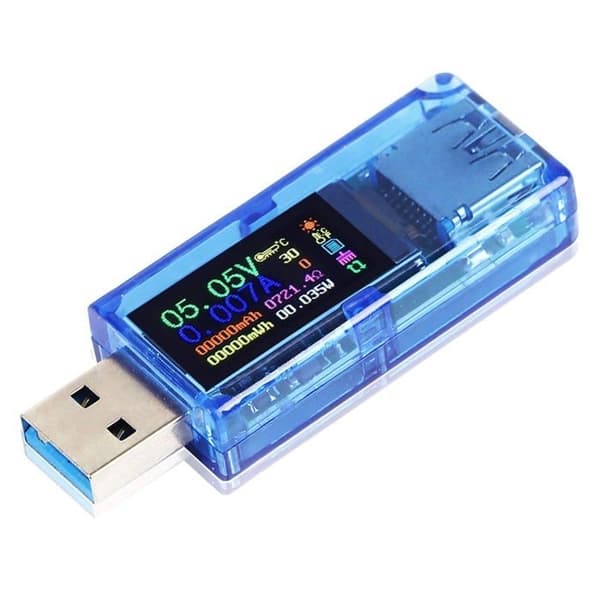 USB-multimeter 3.0-testare, USB-spänningstestare 3,7–30 V 0–4 A, digital USB-ström- och spänningstestare, voltmeter