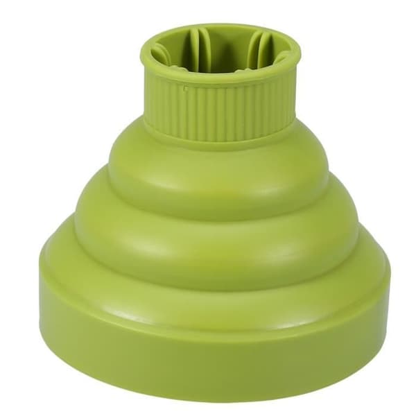 (Grønn) Sammenleggbar silikon hårføner diffuser (Grønn)