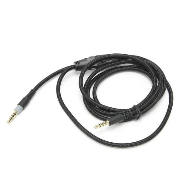 Ljudkabel - JORMFTTE - 3,5 mm hane till hane - Volymkontroll - HyperX Cloud-kompatibel