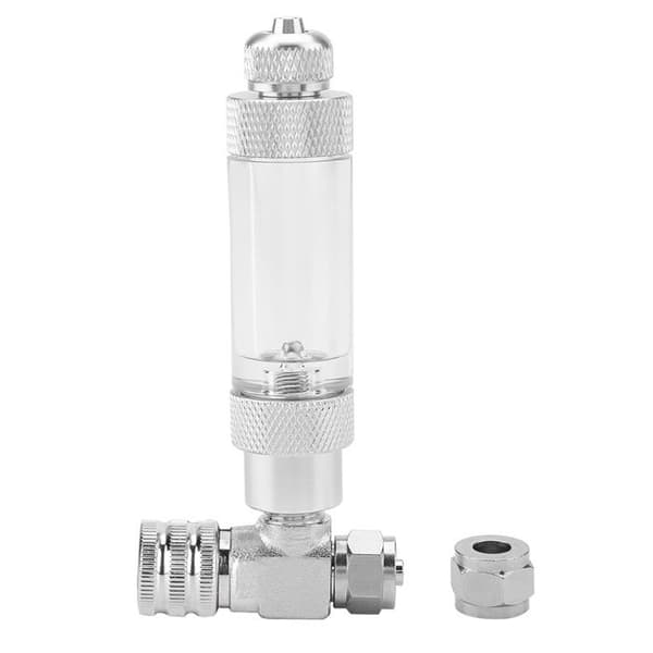 Akvariumsystem CO2-regulator Nålbackventil Bubbelräknare Akvariumtillbehör 04#