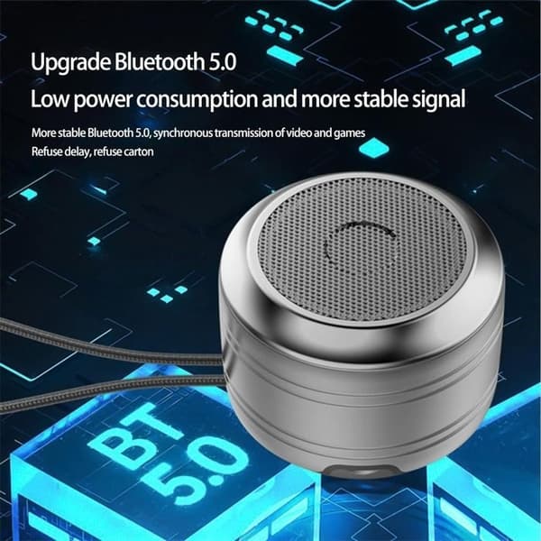 Trådløs Bluetooth 5.0 stereohøyttaler