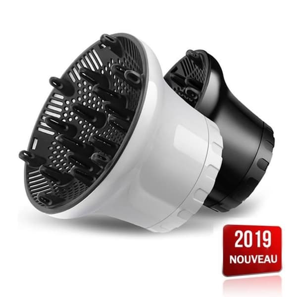 (Hvit) Universal hårdiffuser for profesjonelle hårfønere - Hvit - Unisex