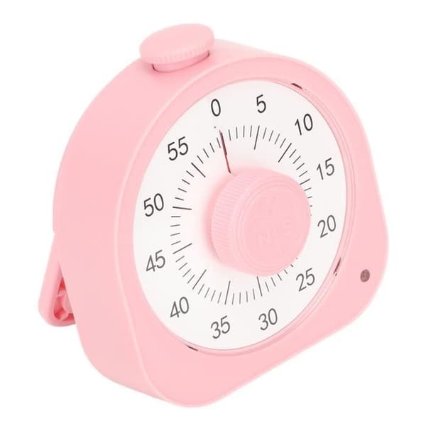 Visuell timer - TBEST - 60 minutter - Fokusmodus - To påminnelsesmoduser - Hvit