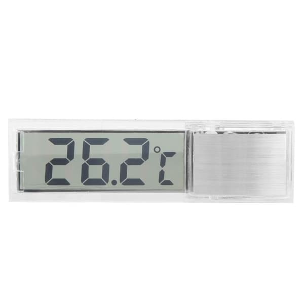 Transparent LCD 3D digitalt elektronisk termometer til akvarier, måling af havvandstemperatur
