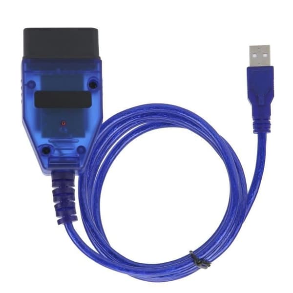 (Blå) OBD2-diagnosekabel - ASHATA - Kompatibel med flere modeller - USB - Blå - Universal