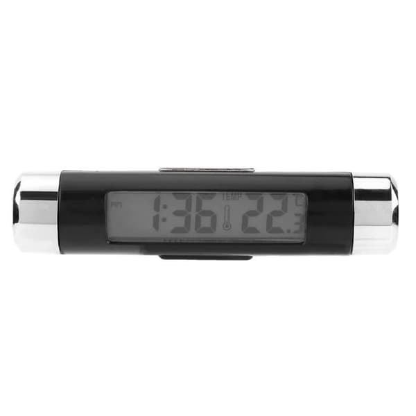 Fydun Bilur Termometer Elektronisk Ur Termometer LED Baggrundsbelysning Digitalt