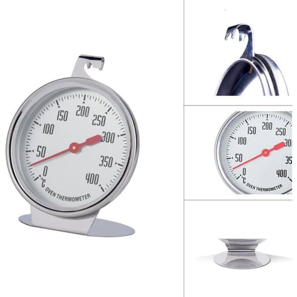 Ovntermometer, YYV multifunktionelt ovntermometer i rustfrit stål, 400℃ ovntermometer