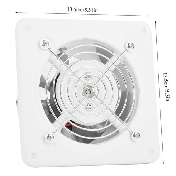 Fläkt Ventilation Utsug Utsug Samlare Toalett Badrum Kök Väggmonterad