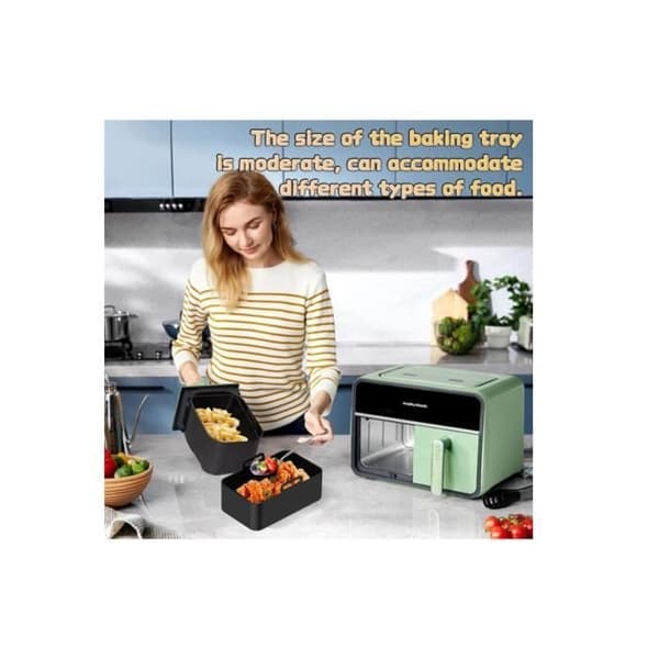 Airfryer-tilbehør - Ikke specificeret - Silikoneform - 2 stk. - Stærk og holdbar - Non-stick