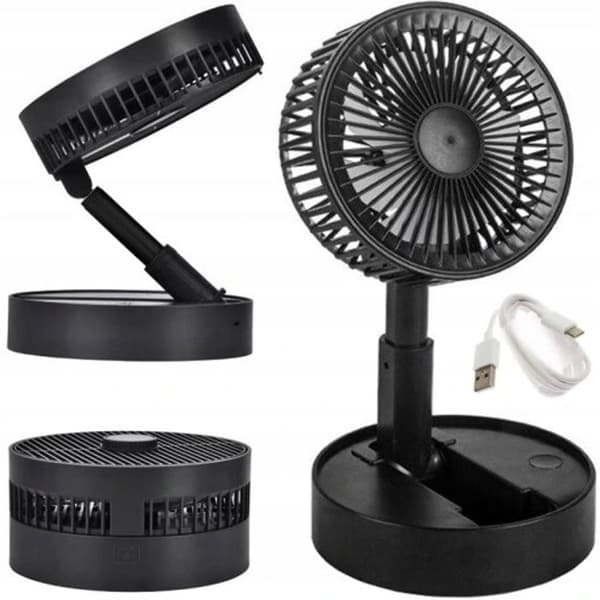 Kraftig ventilator, mini USB-sokkelbordventilator