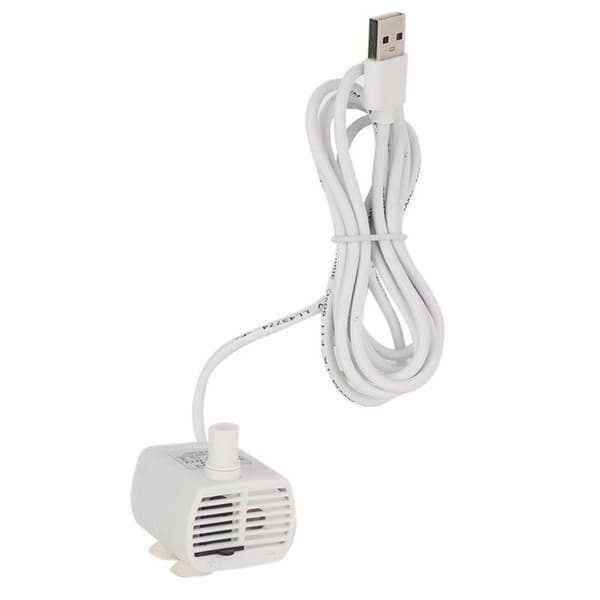 USB dränkbar minipump för akvarium, vattendispenser för husdjur