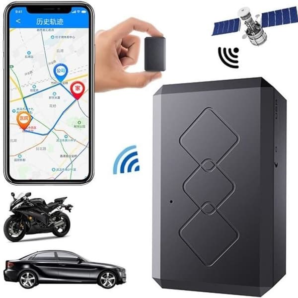 Mini GPS-tracker - GPS-tracker - Bil-GPS - For barn, eldre, kjæledyr, bil - 3000mAh