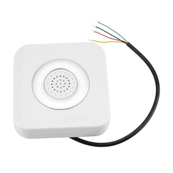 (Som på bilderna) Tbest Doorbell 12V trådbunden dörrklocka hemåtkomstkontrollsystem stöder