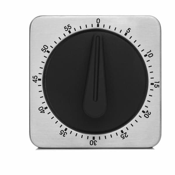 Kjøkkentimer, 60-minutters timer med 80 dB hørbar alarm, magnetisk nedtellingstimer (ny timer)