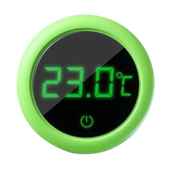 Digital termometer - självhäftande - hög precision - akvarium - 0 till 60 °C - grön