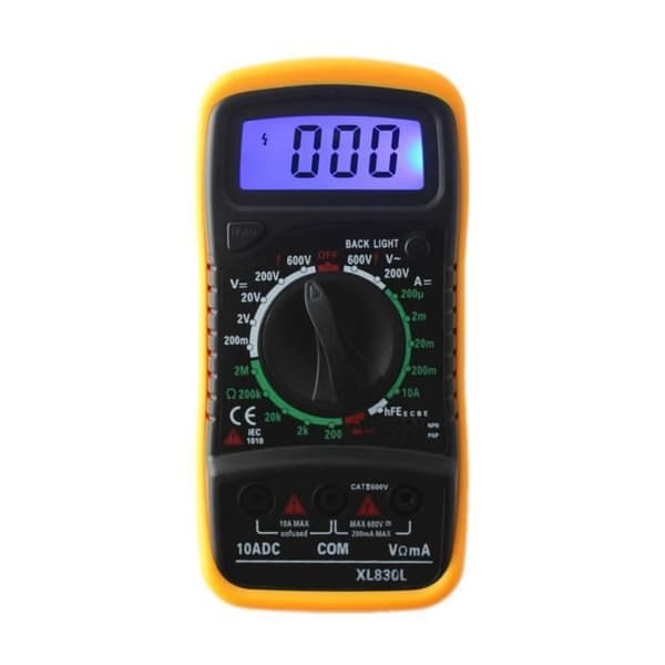XL-830L Digitalt Voltmeter Amperemeter Ohmmeter Multimeter Volt AC DC Tester