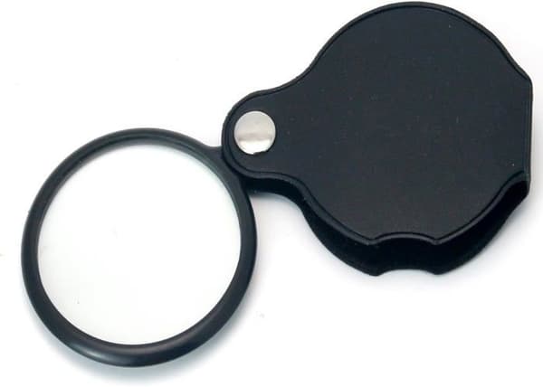 Foldbar lommeforstørrelsesglas 3X forstørrelse