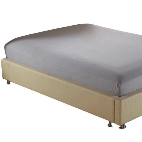 CD16751-Ensfarget laken 120 x 190 cm grått