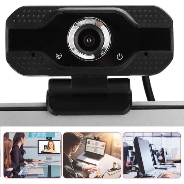 WEBCAM-1080P Stationær computerkamera USB Online klassewebcam med mikrofon