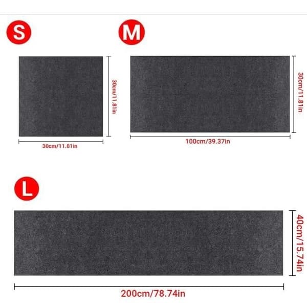 Ripebestandig kloresofa til katter 40×200 cm, kloresofa til katter, selvklebende kloresofa til katter, mørkegrå