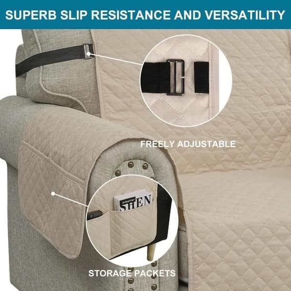 Sofatrekk - Universal - 3-seter - Vanntett - Dyrebeskyttelse - Moderne design
