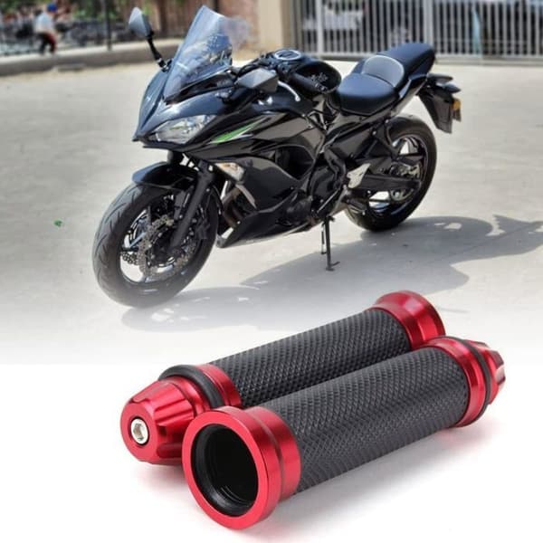 22mm Universal Aluminium Motorcykel Styrgreb - Rød