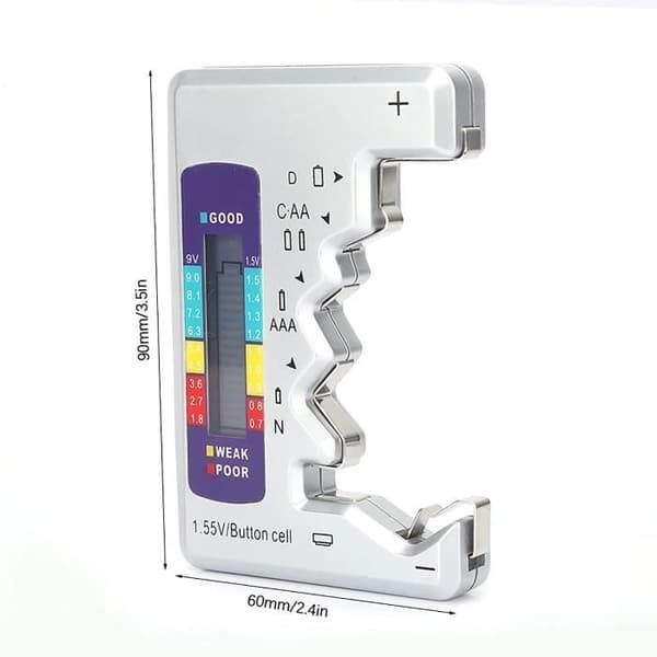 Digital batteritester 90 x 60 mm[773]