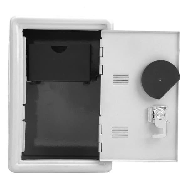 DUO Mini Sparegris Simulerings Oppbevaringsboks Safe for Barn (Hvit)
