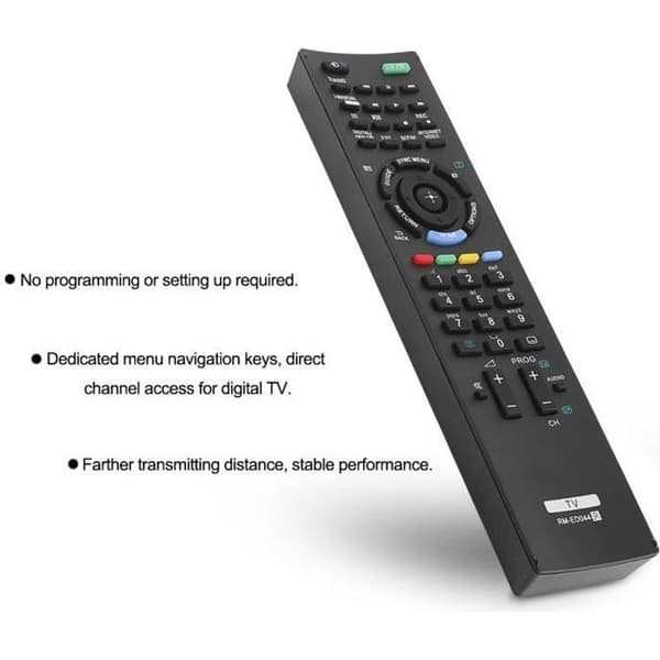 Fjernkontroll, erstatningsfjernkontroll for smart-TV for Sony RM-ED044-CHE