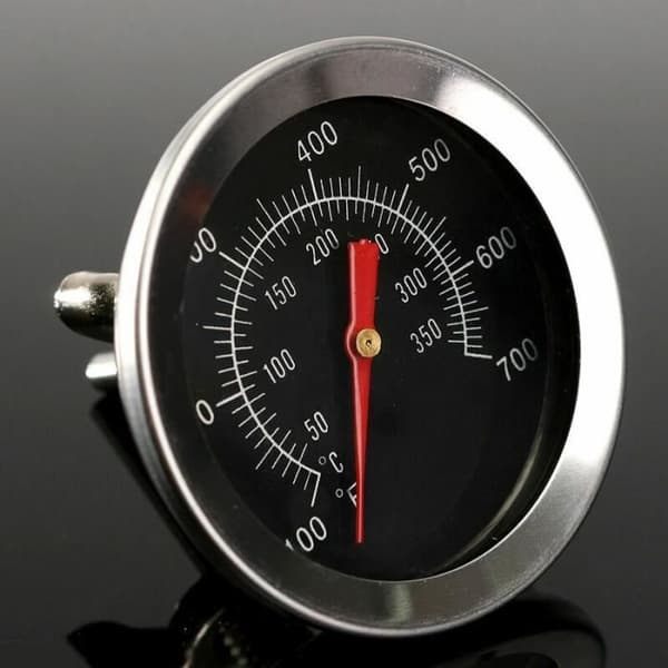 Rustfrit stål grill ryger grill termometer temperaturmåler Celsius husholdningstermometre