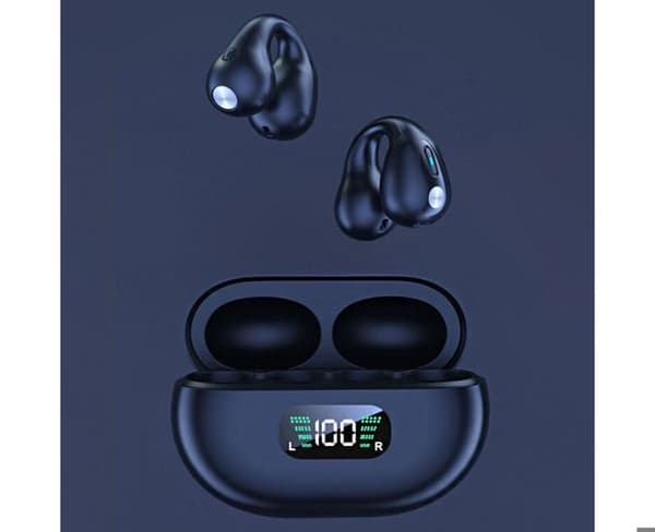 Knogleledningshovedtelefoner Bluetooth-øreklips trådløse headset