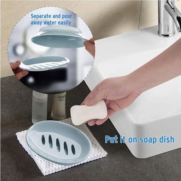 Plastsåpeskål til såpestykke, dusj, bad,