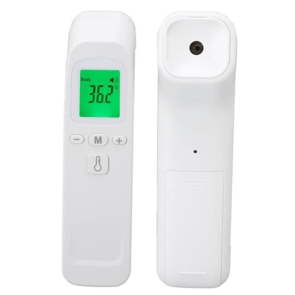 Shipenophy elektrisk termometer, panntermometer, infraröd termometer, digital kontakttermometer, vit trädgårdsregnmätare