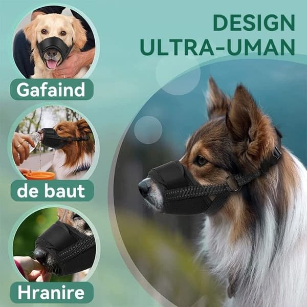 Munkorg för stora/medelstora hundar, polyester, storlek XL, svart