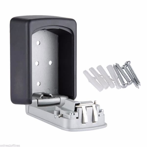 Väggmonterad nyckellåda - Securikey - Kombinationslåsskåp - Aluminiumlegering - 4 siffror - Utomhusbruk