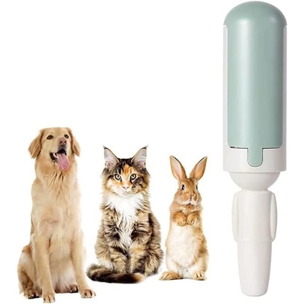 (Grøn) Anti-hårbørste - Uspecificeret - Genanvendelig - Grøn - Silikone - Til hunde