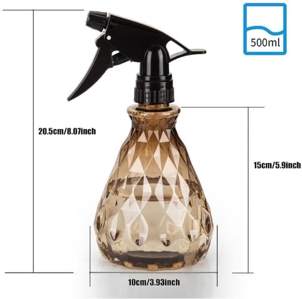 Pieces 500ML Tomma Återfyllningsbara Sprayflaskor, Tomma Plastvattenflaskor, Sprayflaska, Sprayflaska för